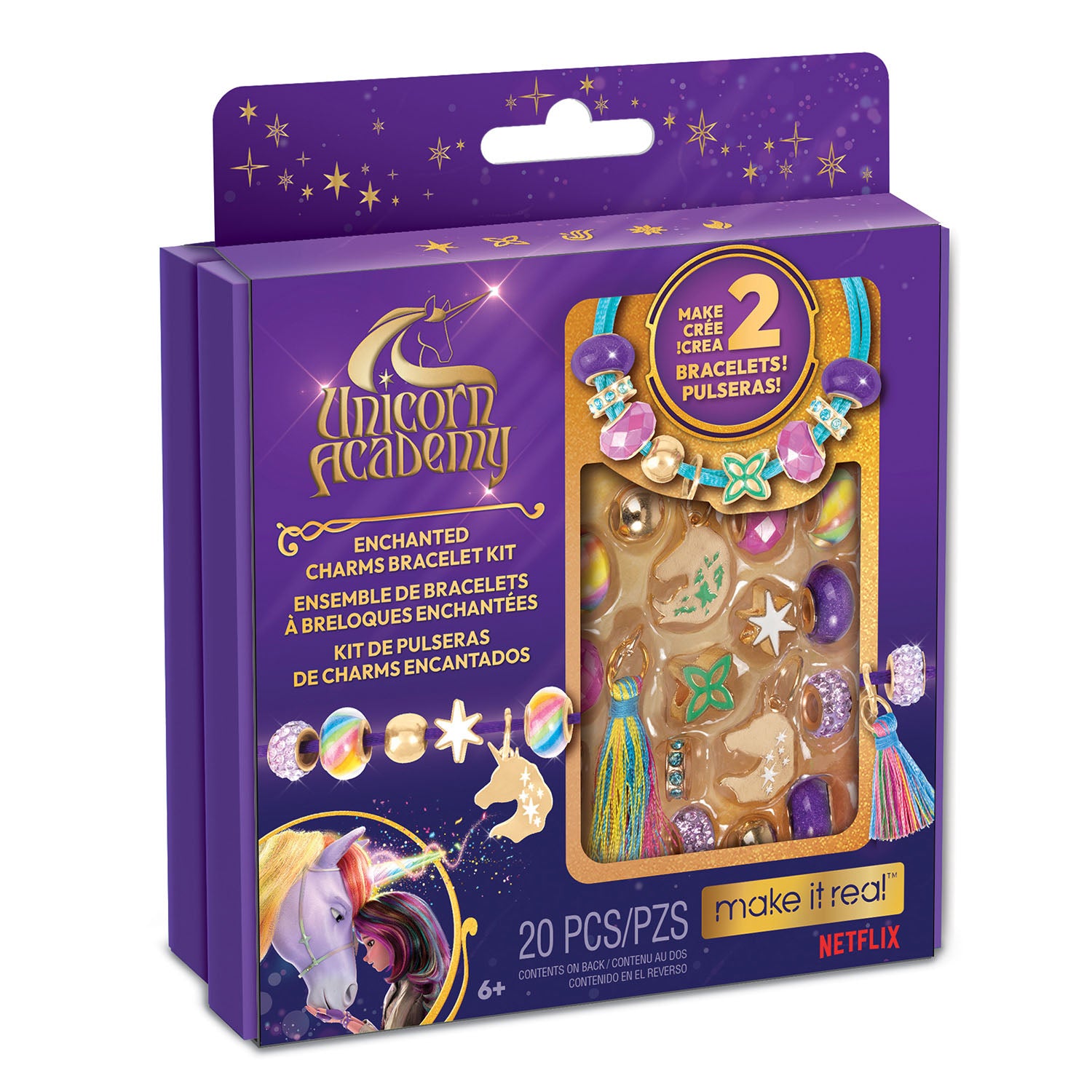 make-it-real-mir-unicorn-academy-enchanted Charms Bracelet Kit